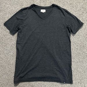 AG Adriano Goldschmied - Dark Grey V-Neck Short Sleeve T-Shirt - Size M